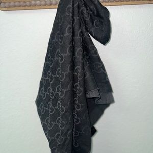 Black Gucci Scarf